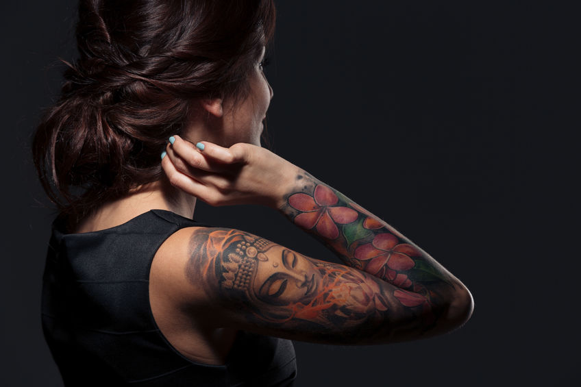 Tattoo auf Frau