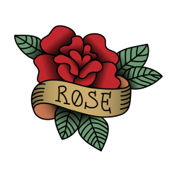 Rose Tattoo-Vorlage 32