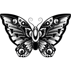 Schmetterling Tattoo-Vorlage 27